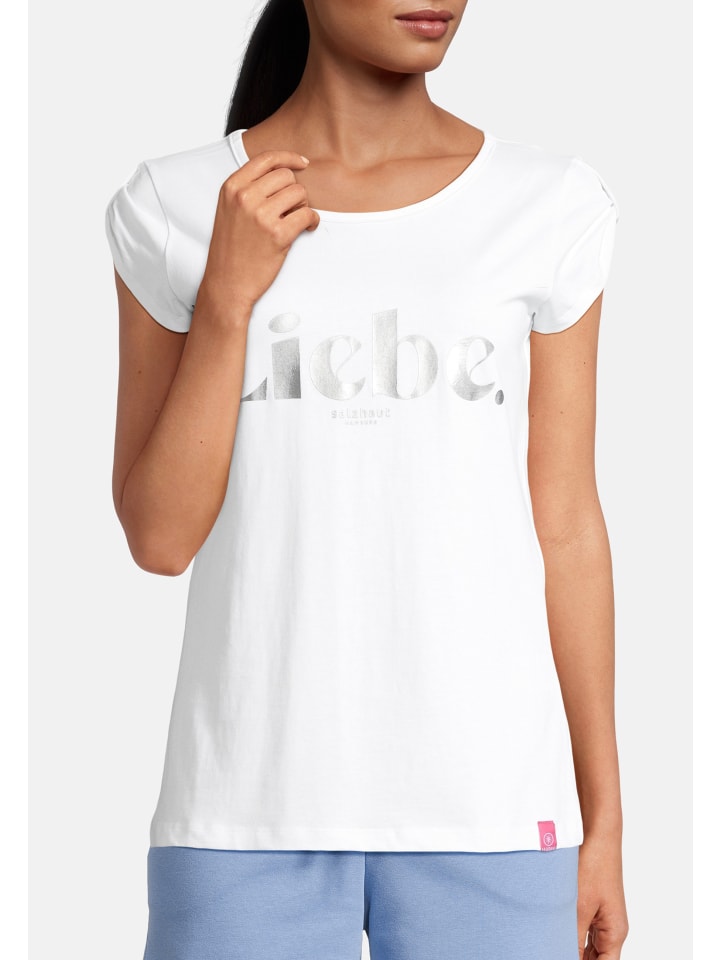 Salzhaut Shirt BIIKE LIEBE in White günstig kaufen XXL
