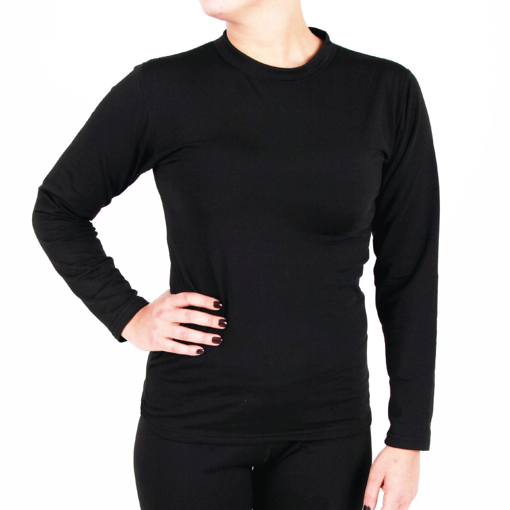 hemmy Fashion Thermounterhemd Thermo Unteremd Damen (1-St) Unterwäsche, weiches Innenfutter Microfleece, Funktionsunterwäsche