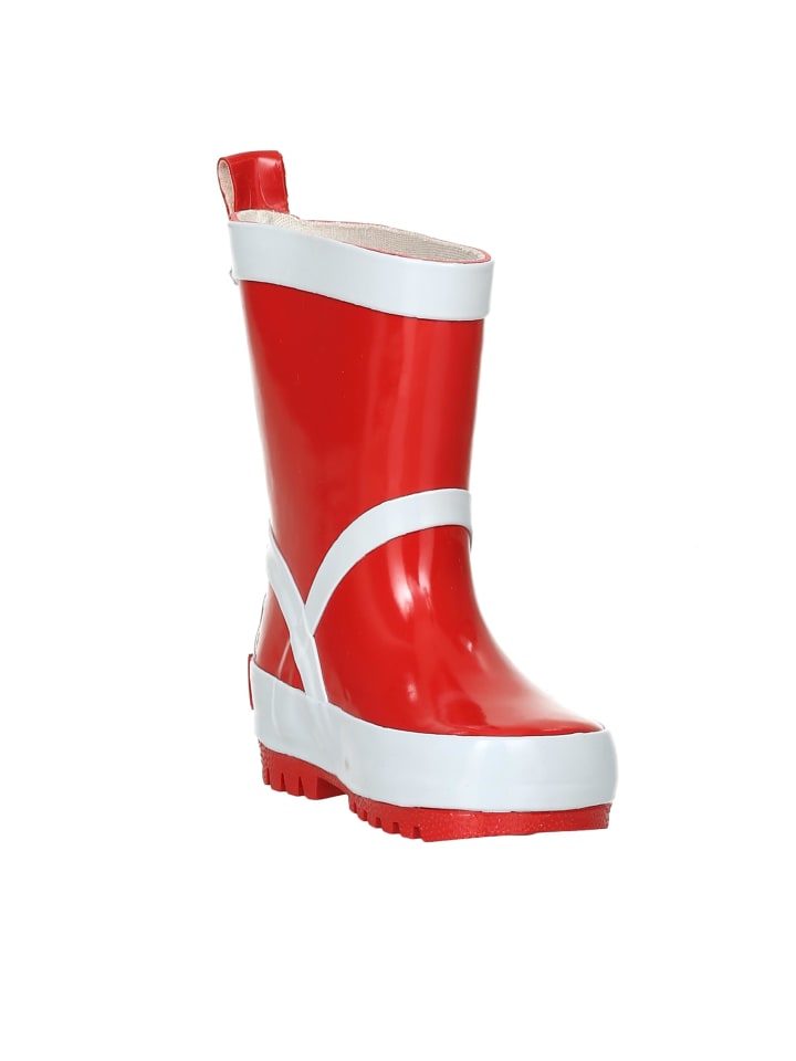 Playshoes Gummistiefel uni in Rot günstig kaufen