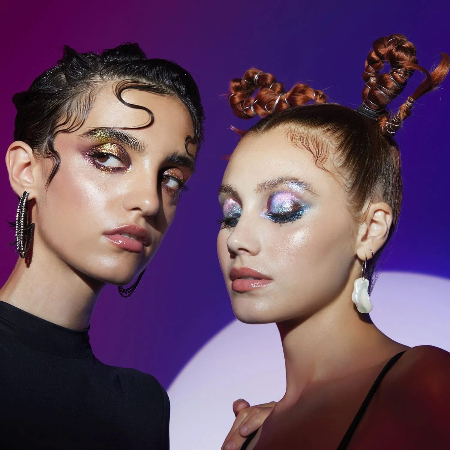 Big & Galactic Eye Kit - Makeupsæt, Vandfast Mascara, Cremeøjenskygge
