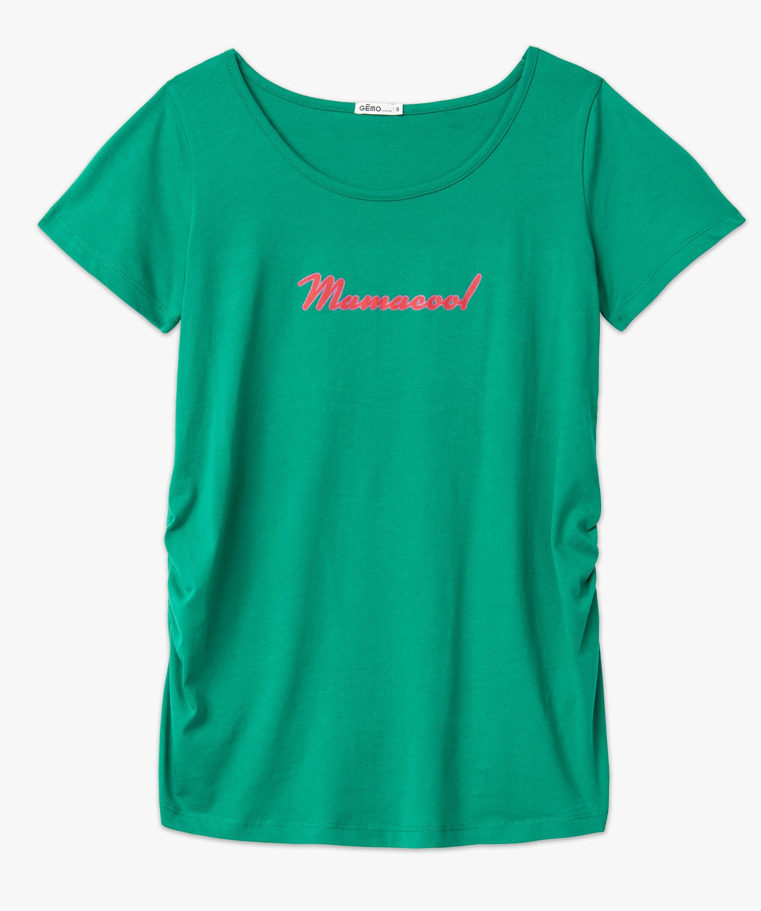 Tee-shirt de grossesse à manches courtes en coton imprime | GEMO