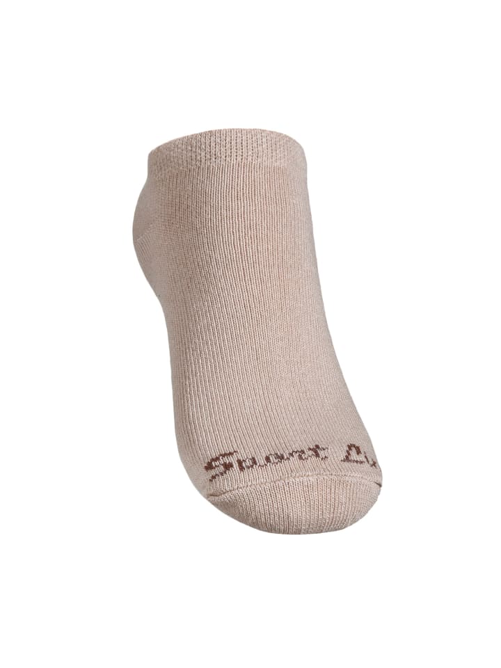 Yenita® Kinder Sneaker Socken 8 Paar in Beigetöne günstig kaufen