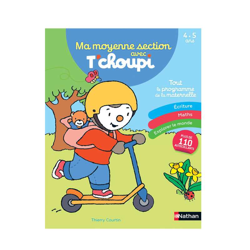 Livre Ma moyenne section avec T'Choupi - Nathan Jeunesse