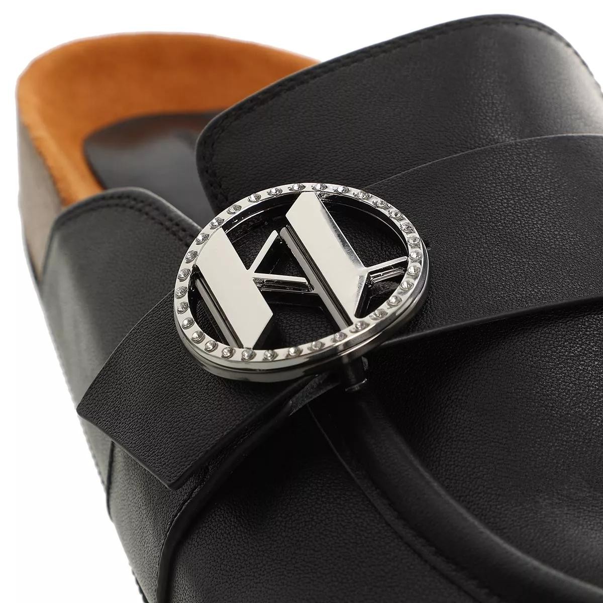 LAGERFELD Freizeit Schnürer schwarz Mule