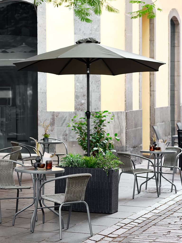 HALK Parasol targowy HALK Ø300 ciemnoszary