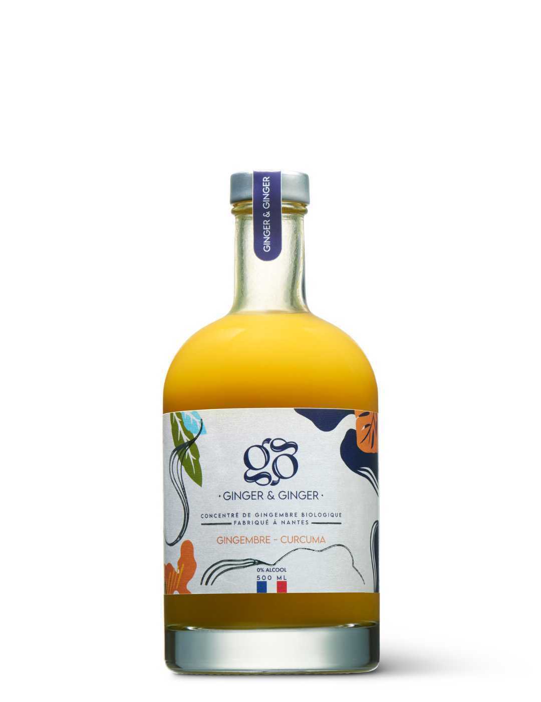 Ginger&Ginger : Le Curcuma - Gueule de joie 0° |  50 cl