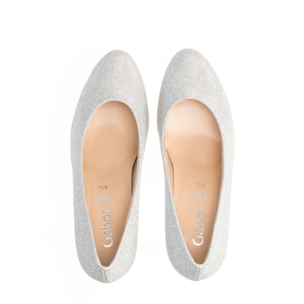 Gabor fashion Plateau Pumps silber