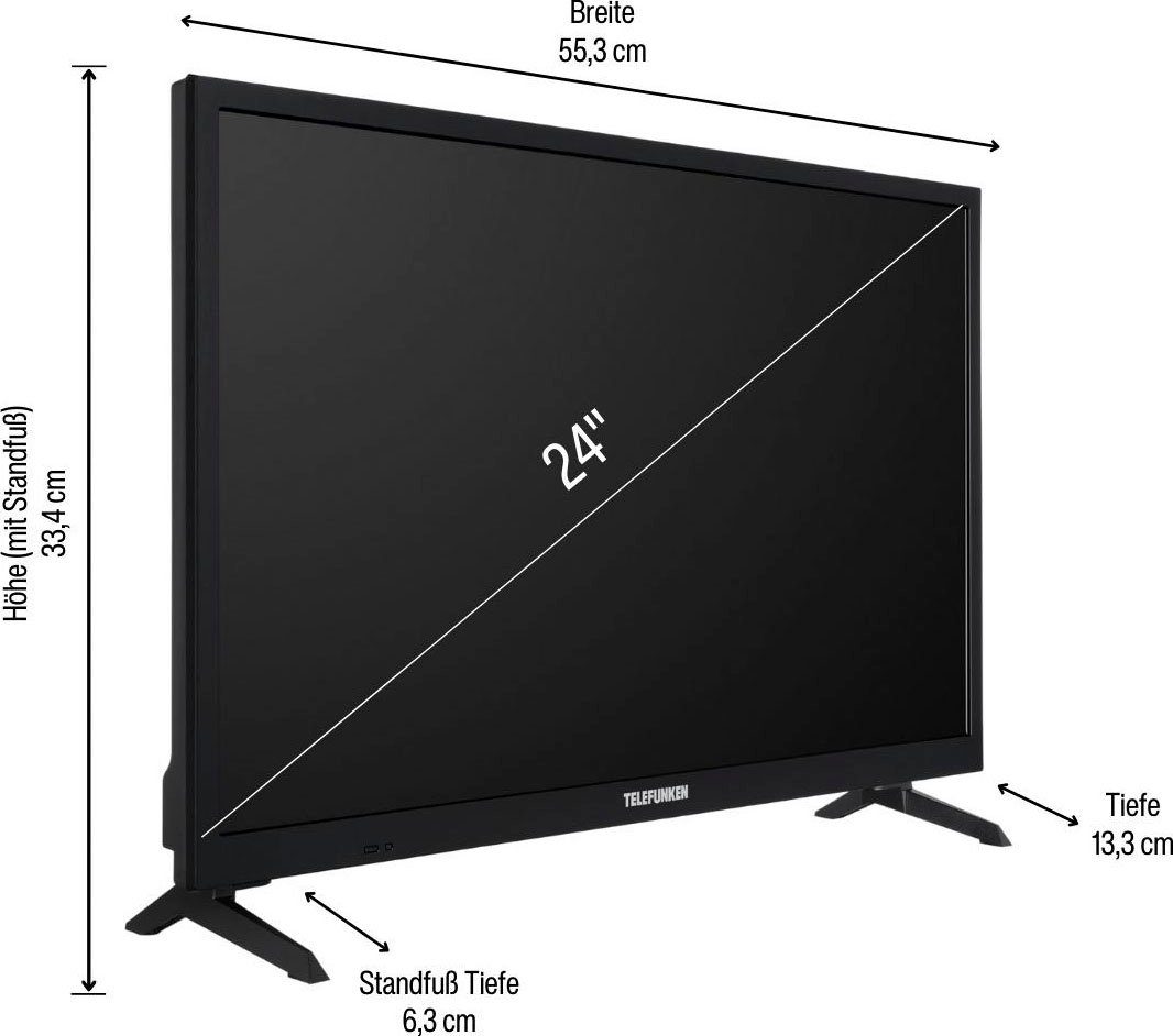 Telefunken L24H550M4I LED-Fernseher (60 cm/24 Zoll, HD-ready)