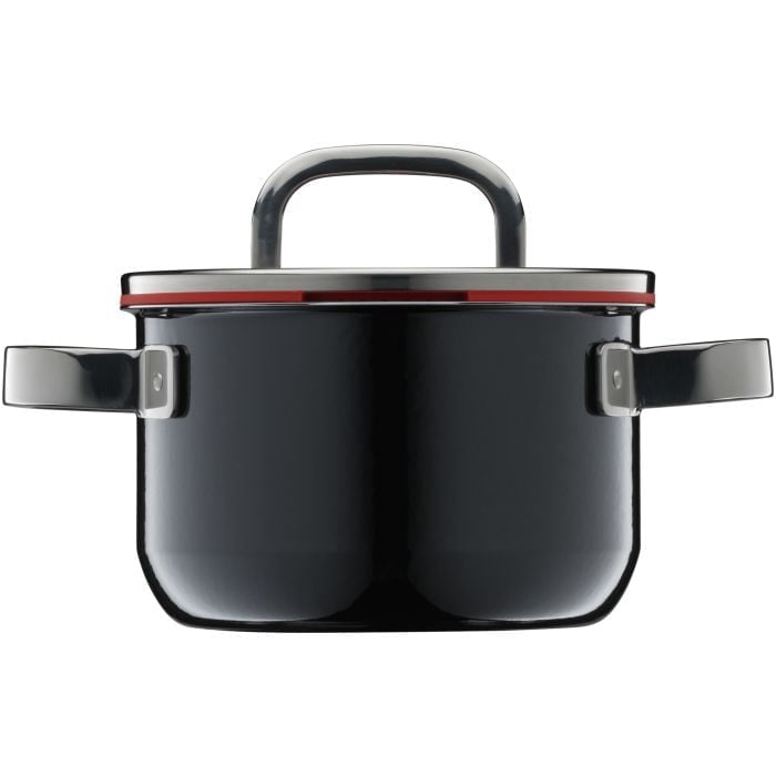 Fusiontec Functional Kochtopf mit Glasdecke, 16 cm, Black