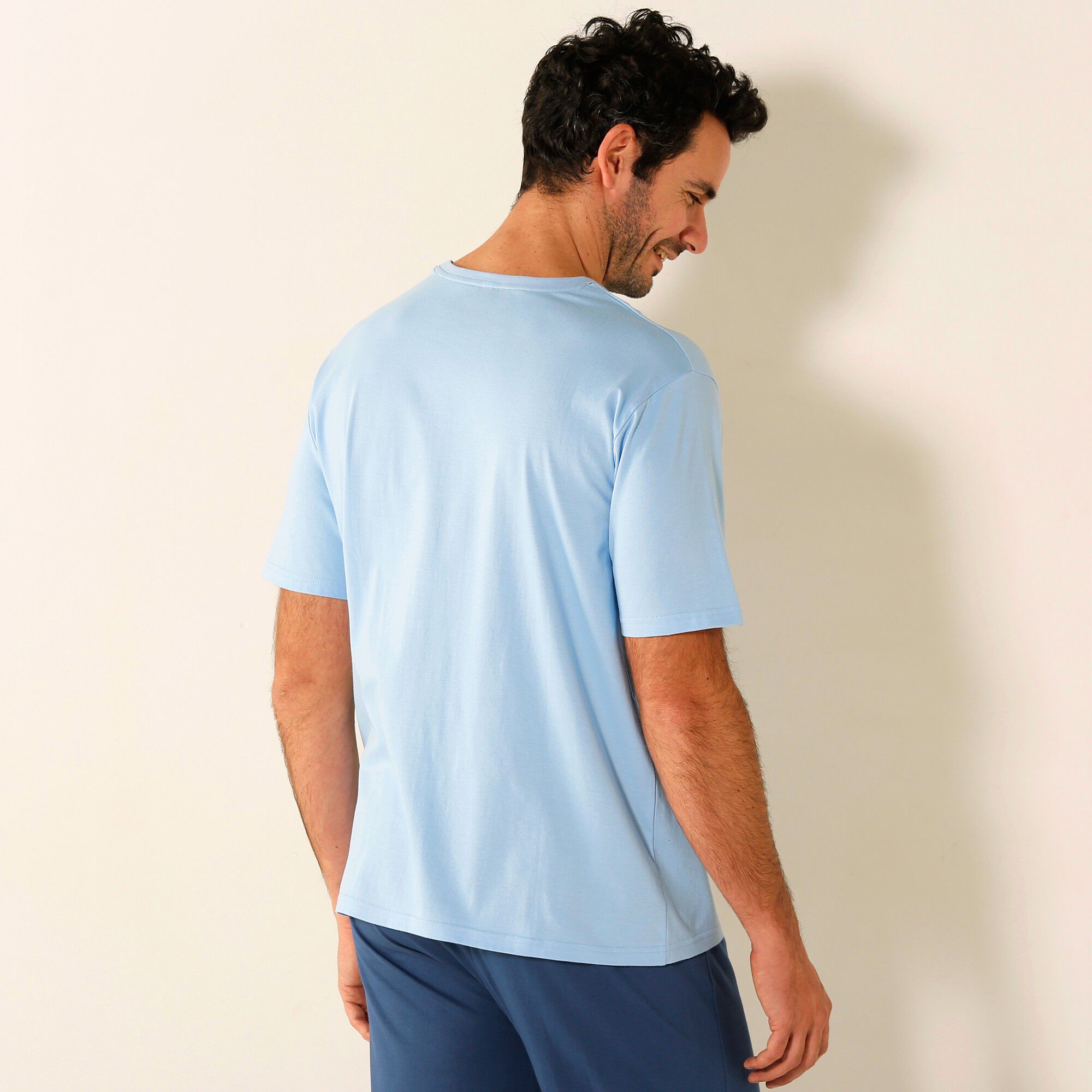 Tee-shirt pyjama manches courtes motif surf