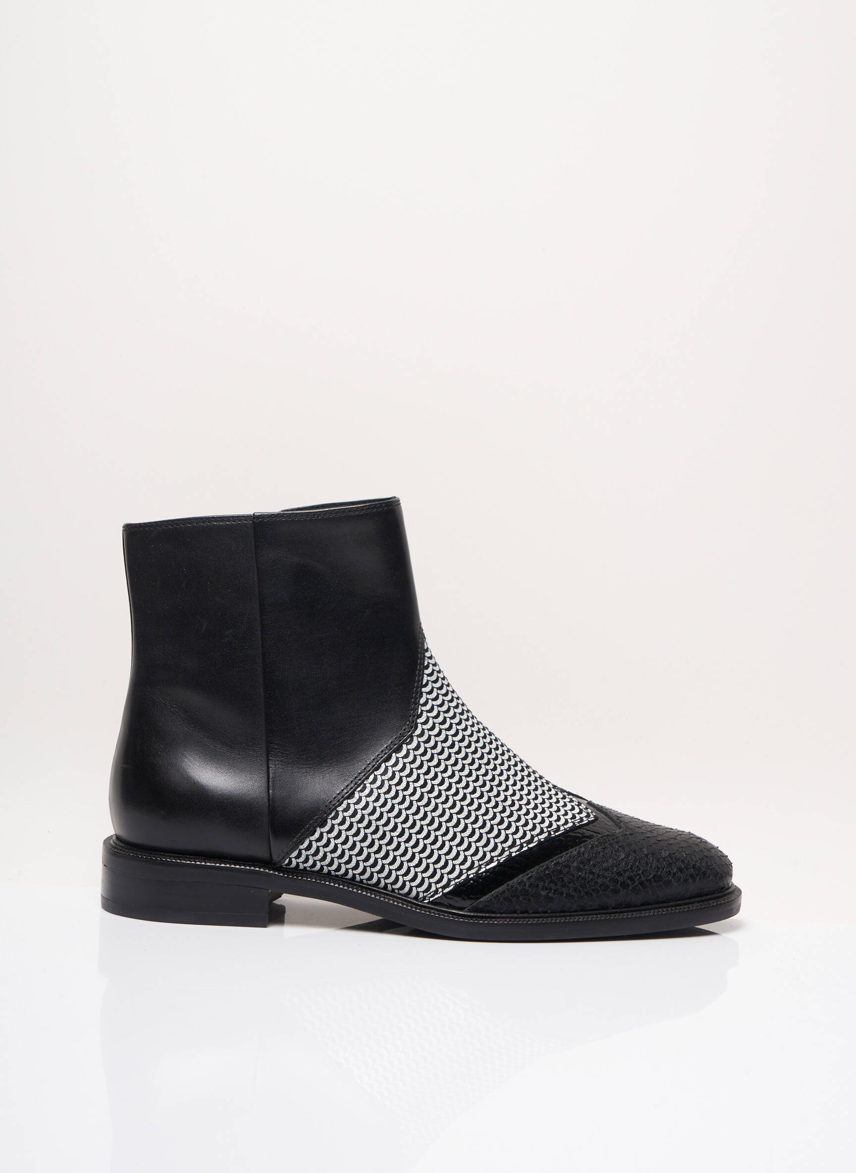What For Bottines Femme couleur noir