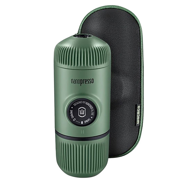 NANOPRESSO INKL. SCHUTZHÜLLE - MOSS GREEN - Kaffeepresse