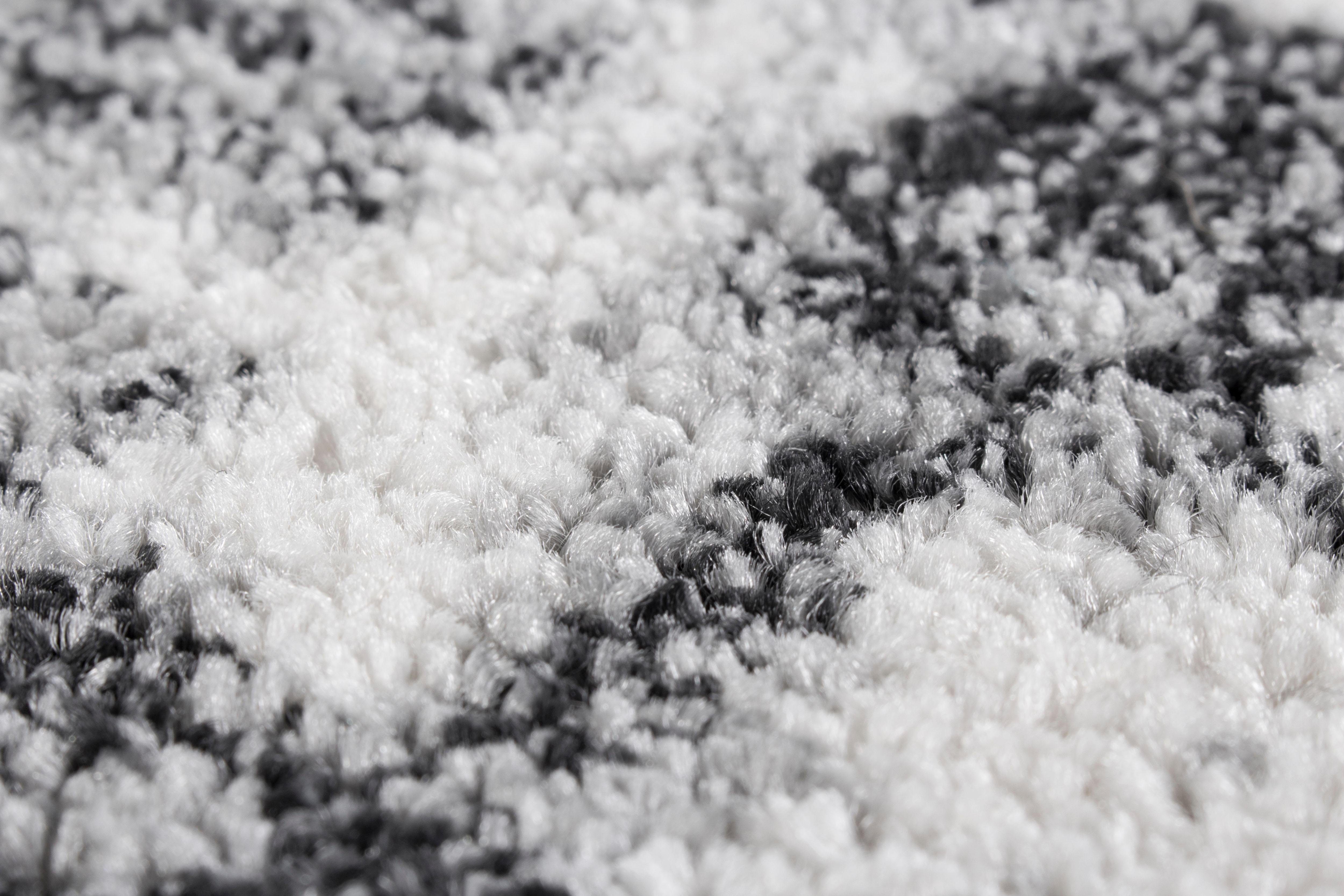 Teppich Luna, Andiamo, rund, Höhe: 7 mm, Kurzflor, modernes Design, ideal im Wohnzimmer & Schlafzimmer