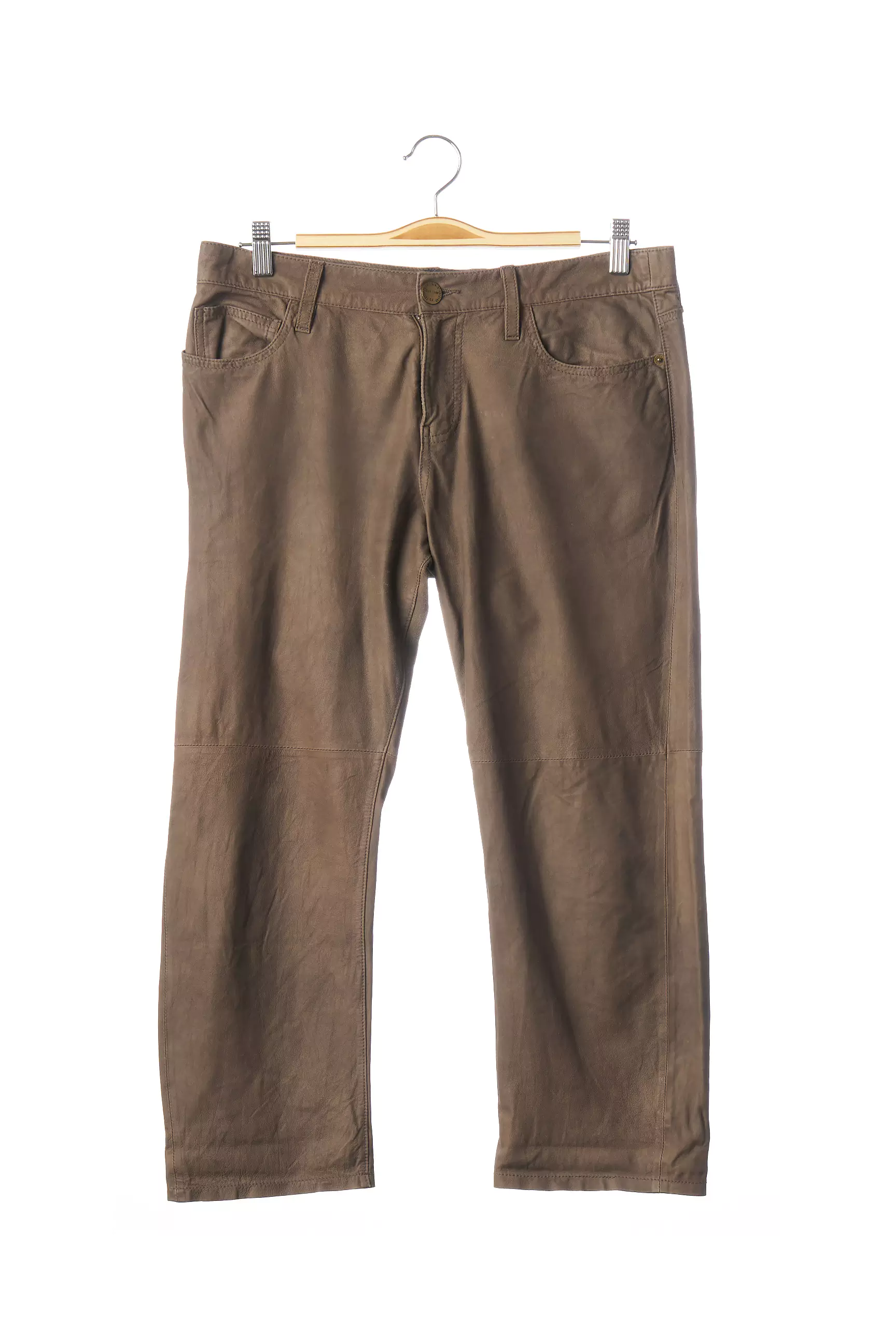 Currente Elliott Pantalon7 8 Femme couleur marron