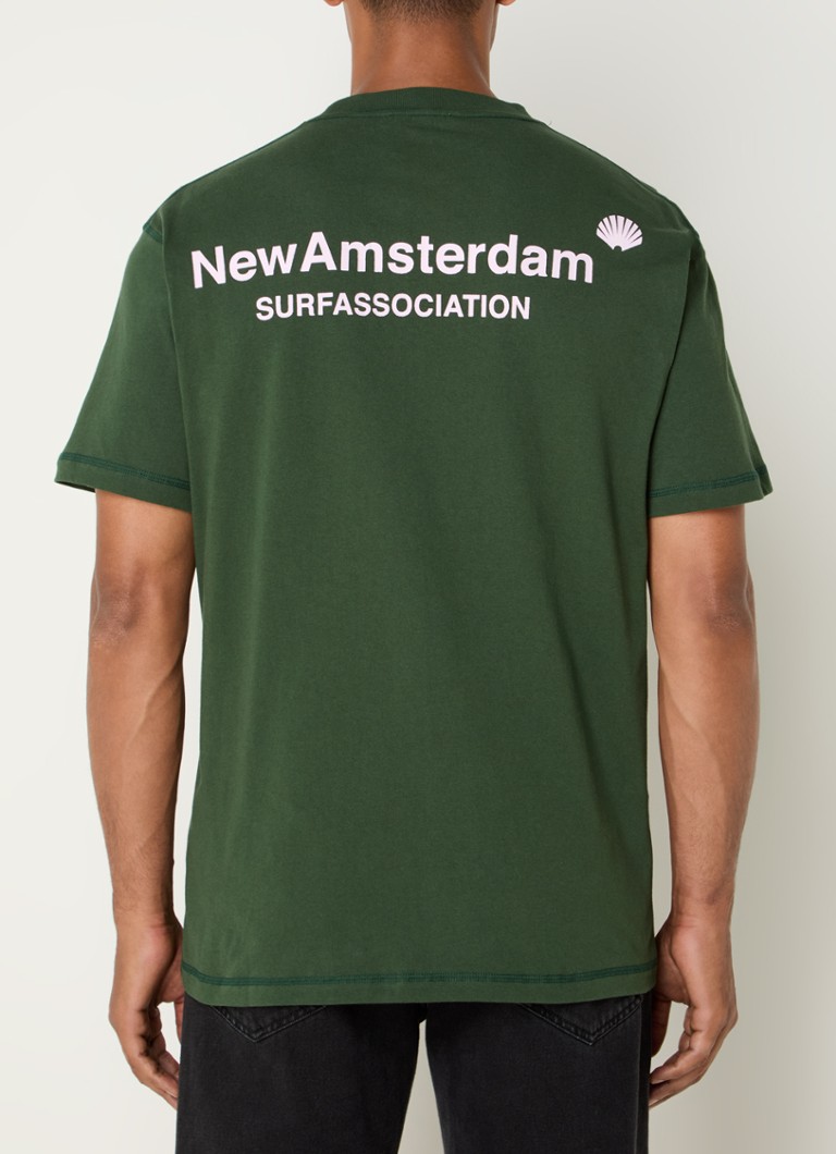 Nova majica Amsterdam Surf Association s logotipom i printom na poleđini