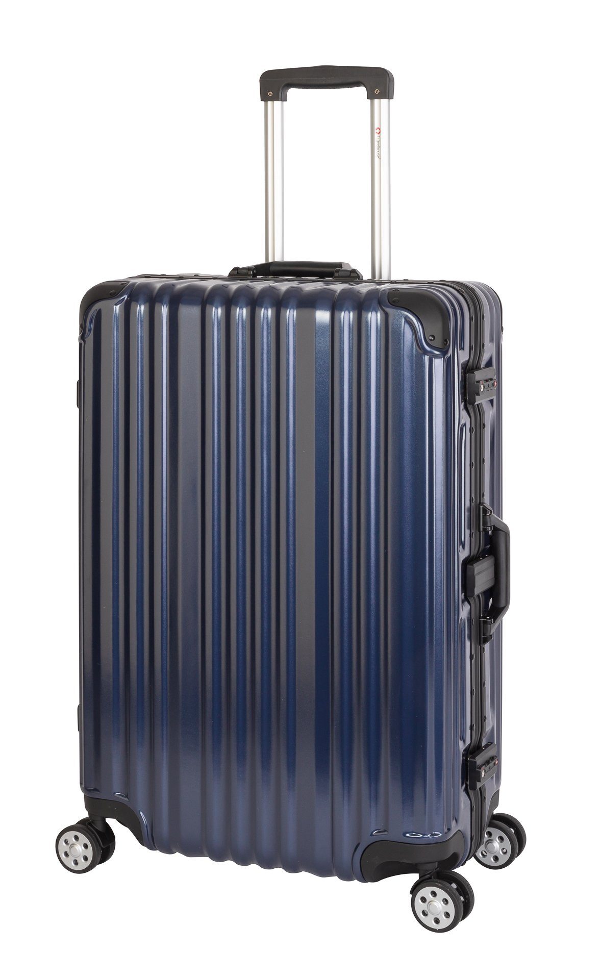 Travelhouse Hartschalen-Trolley London, 4 Rollen, TSA Zahlenschloss Aluminium-Rahmen Polycarbonat-Hartschale