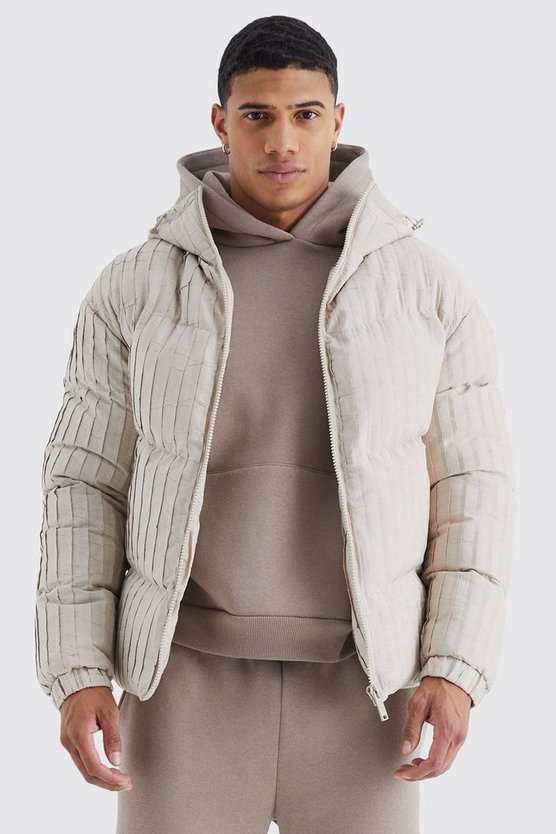 Steppjacke mit Kapuze