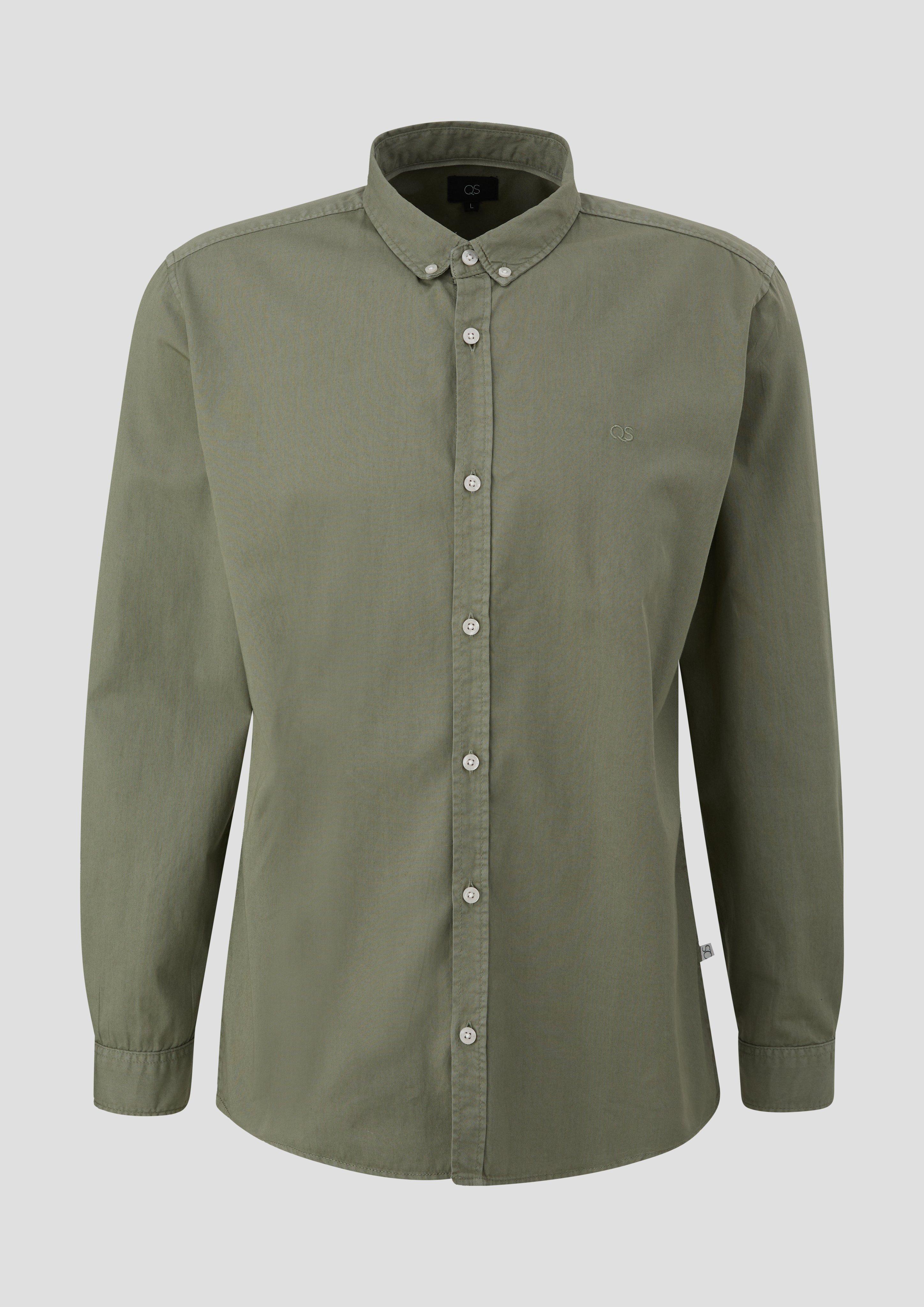 Langarmhemd aus Twill  2140793-7380