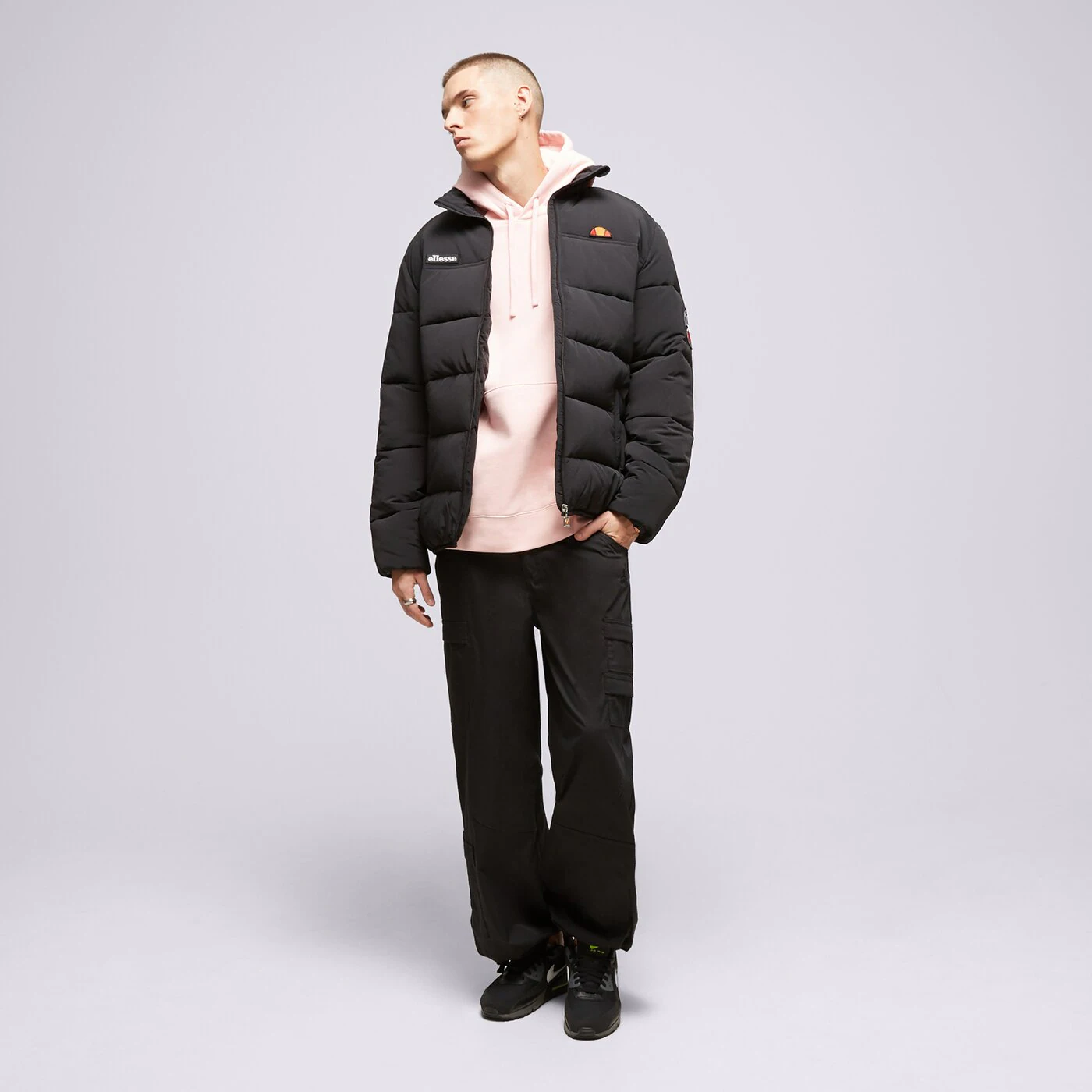 ELLESSE DAUNENJACKE NEBULA BLK PADDED JACKET Schwarz