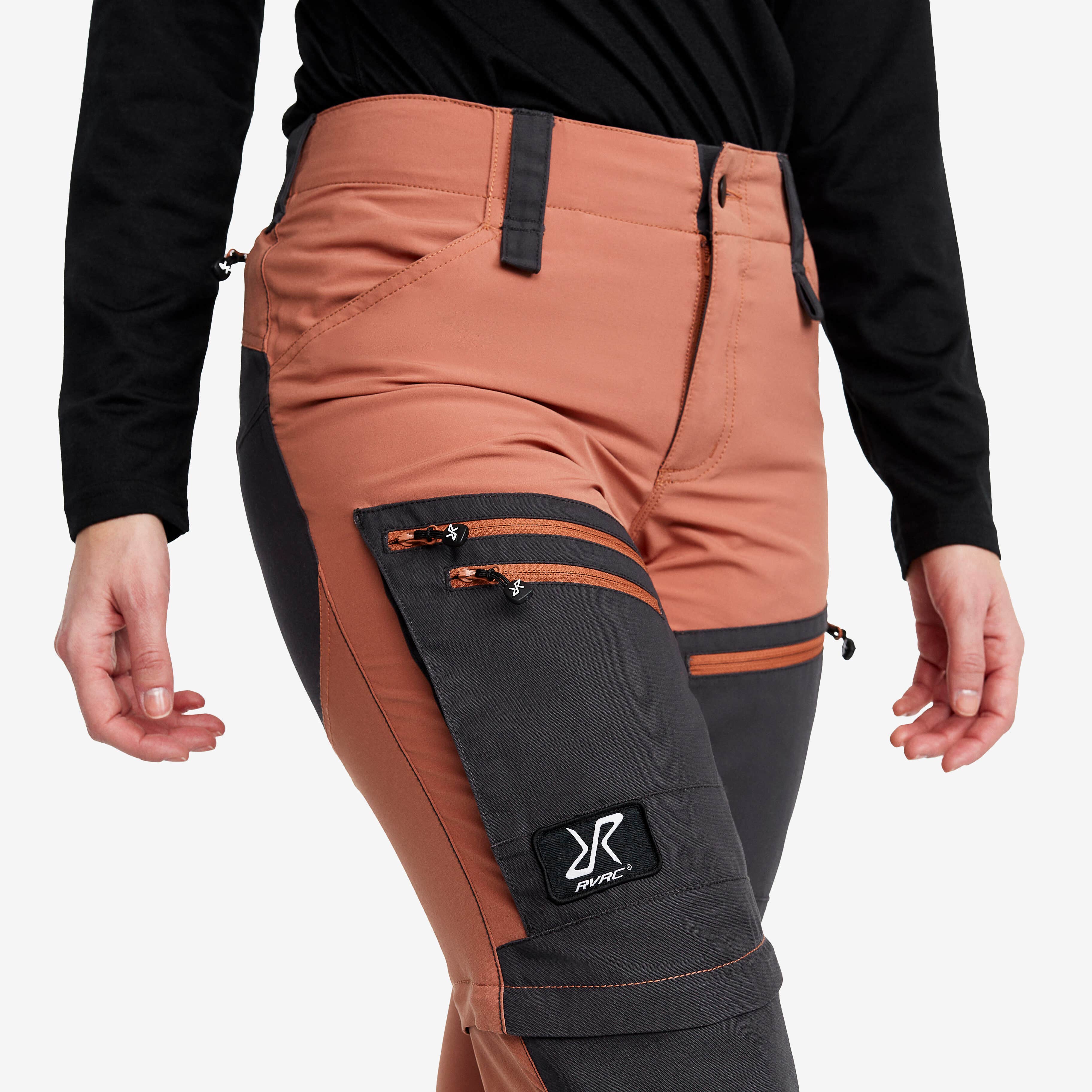 RVRC GP Pro Zip-off Pants Femme Copper Brown