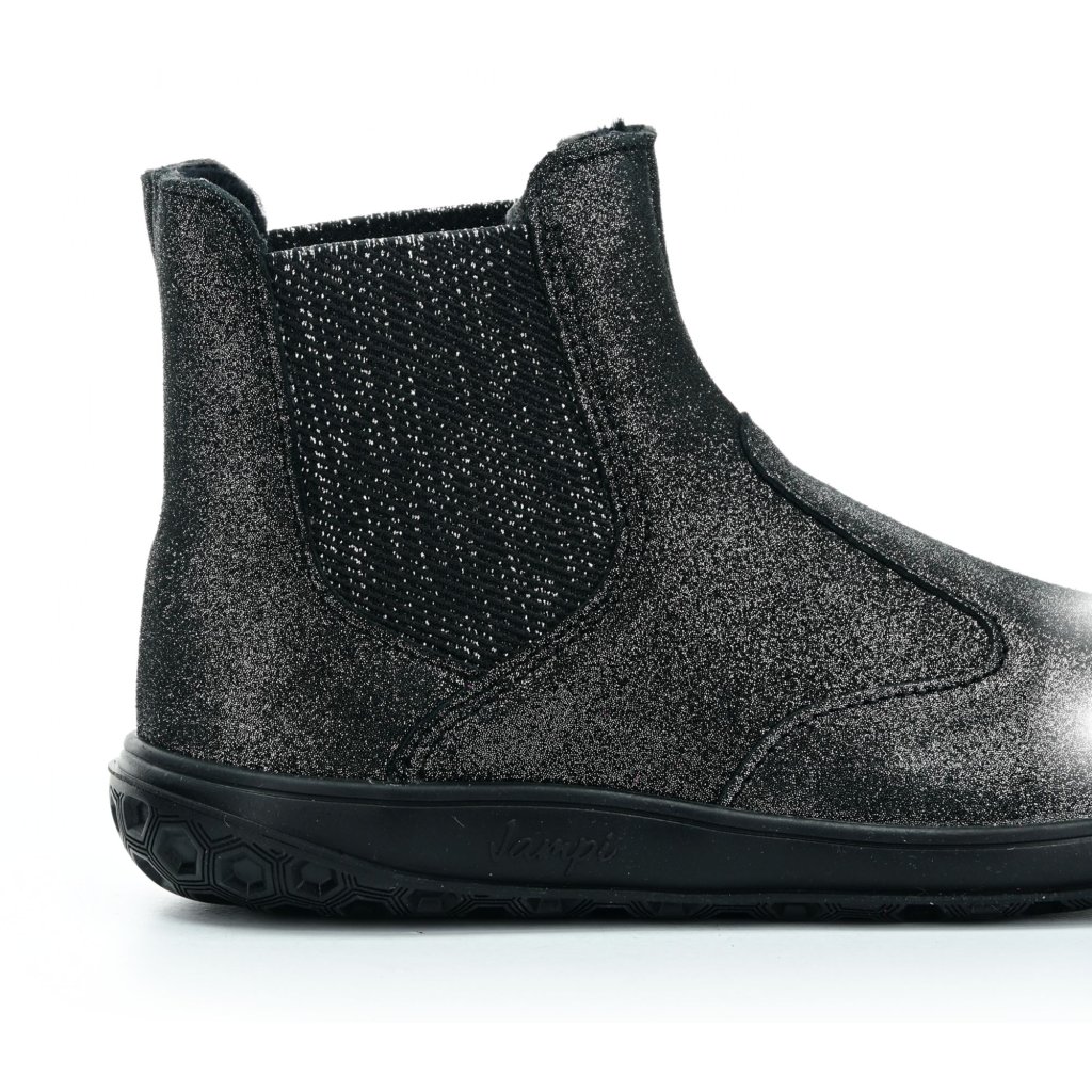 Jonap Igy schwarze Devon Winter Chelsea Barfußschuhe