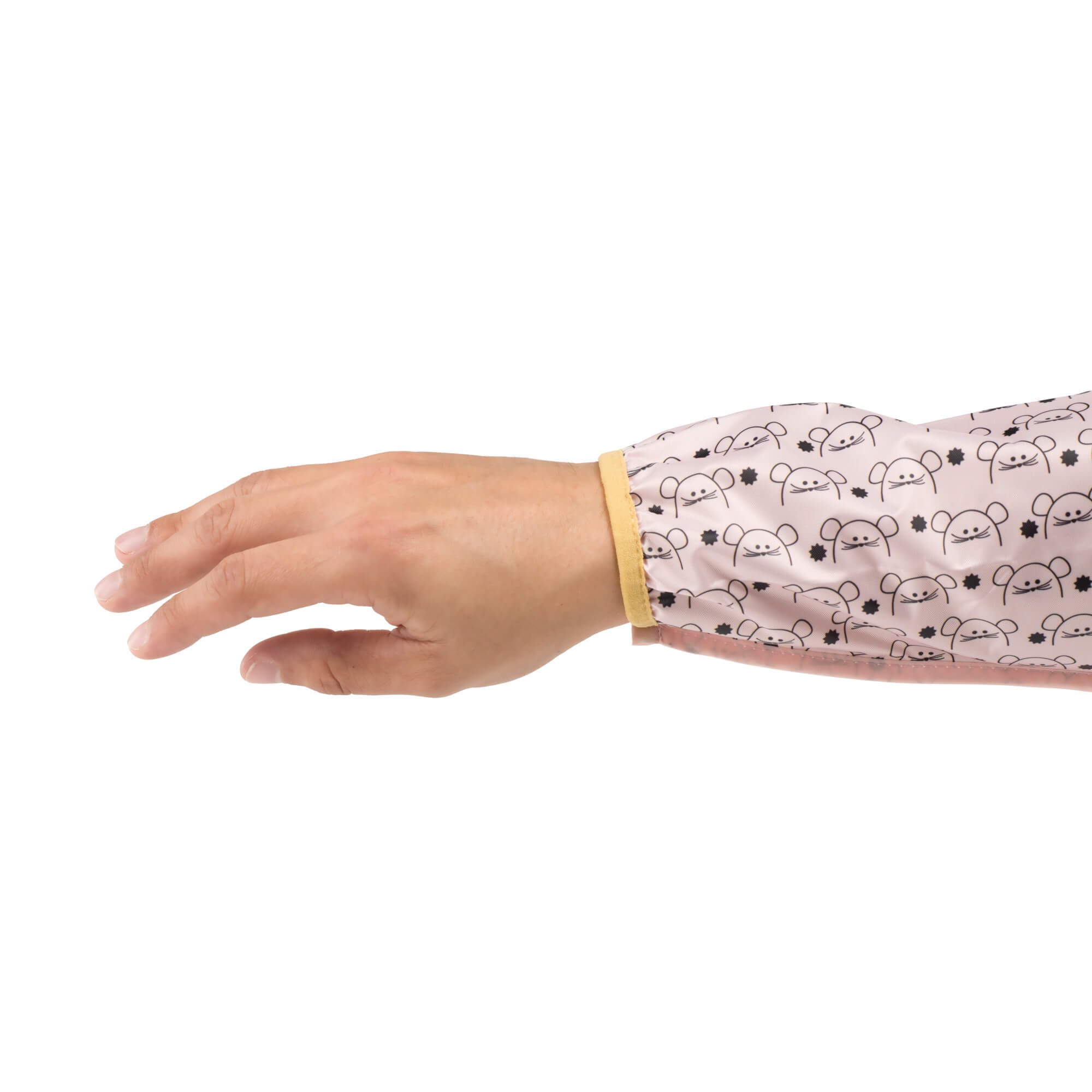 Ärmellätzchen - Bib Long Sleeve, Little Chums Mouse