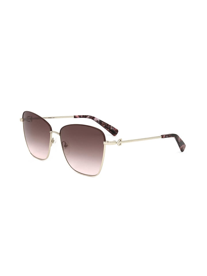 Longchamp Damen-Sonnenbrille in Gold/ Braun günstig kaufen 59