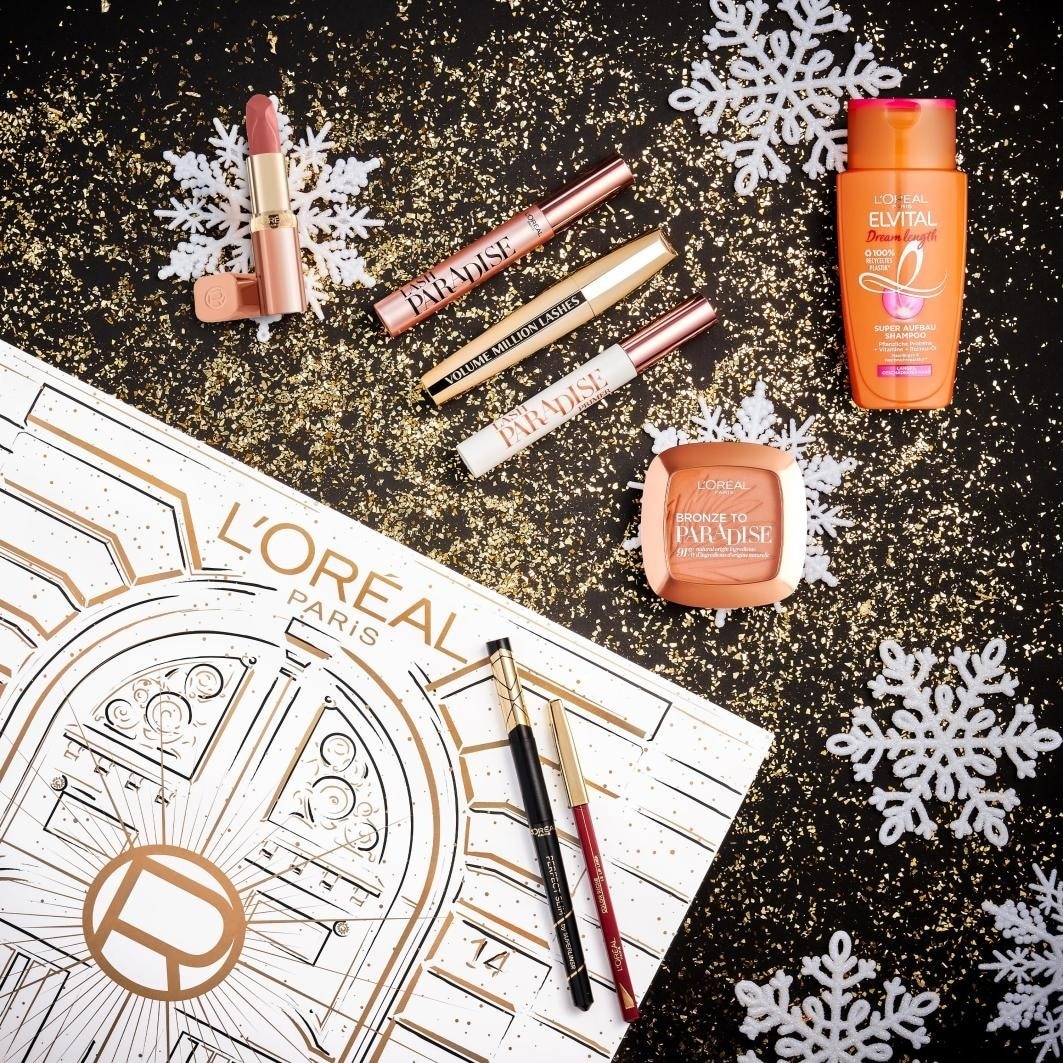 MAKE-UP & PFLEGE Adventskalender mit 24 Beauty Highlights für eine luxuriöse Weihnachtszeit