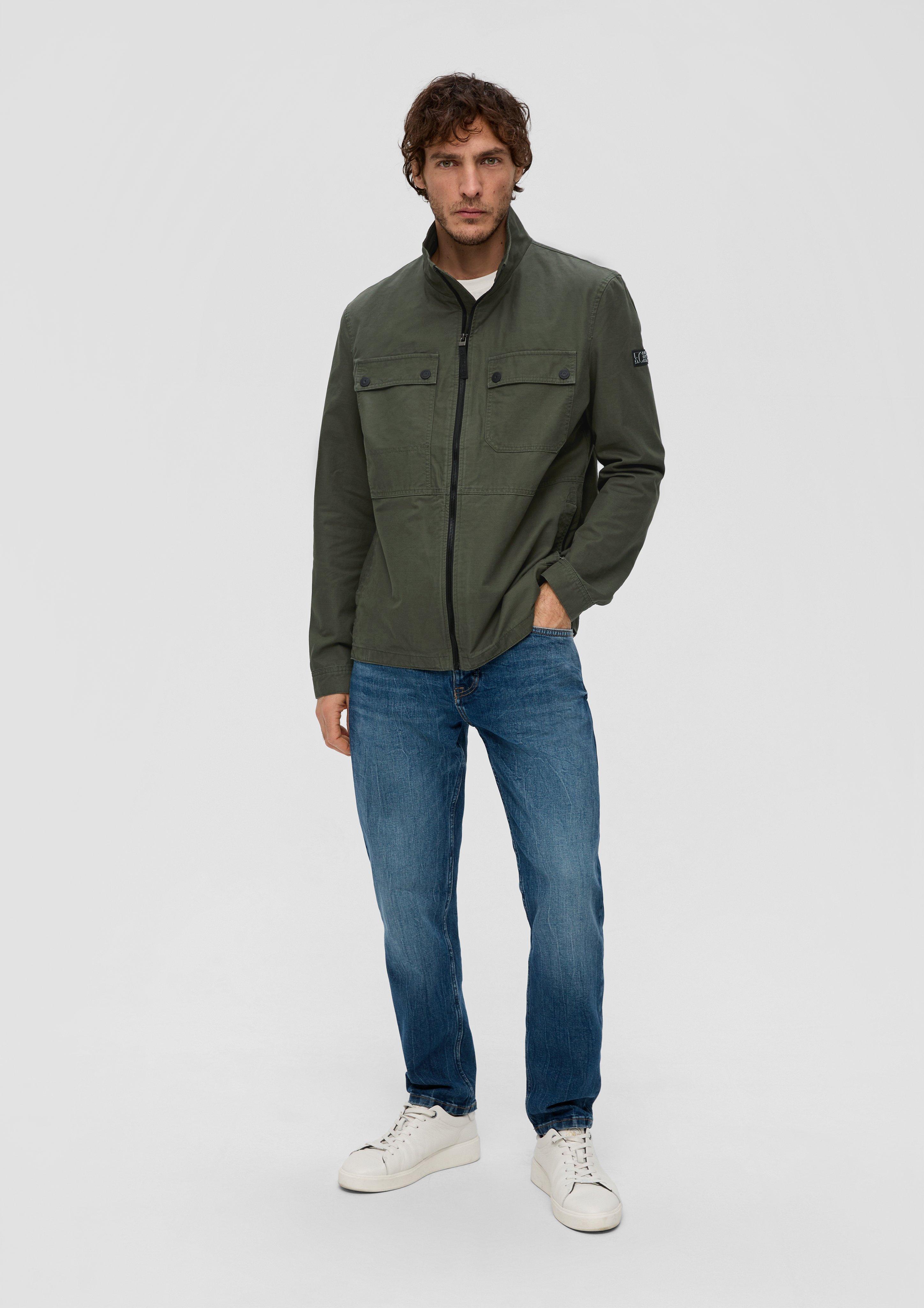 Baumwolljacke mit Brusttaschen  2141357-7940