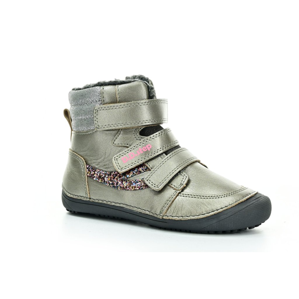 D.D.Step W063-42754 Dark Grey Winterbarfußschuhe