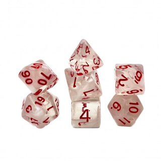 Würfelset Frosted: Red Princess (7)