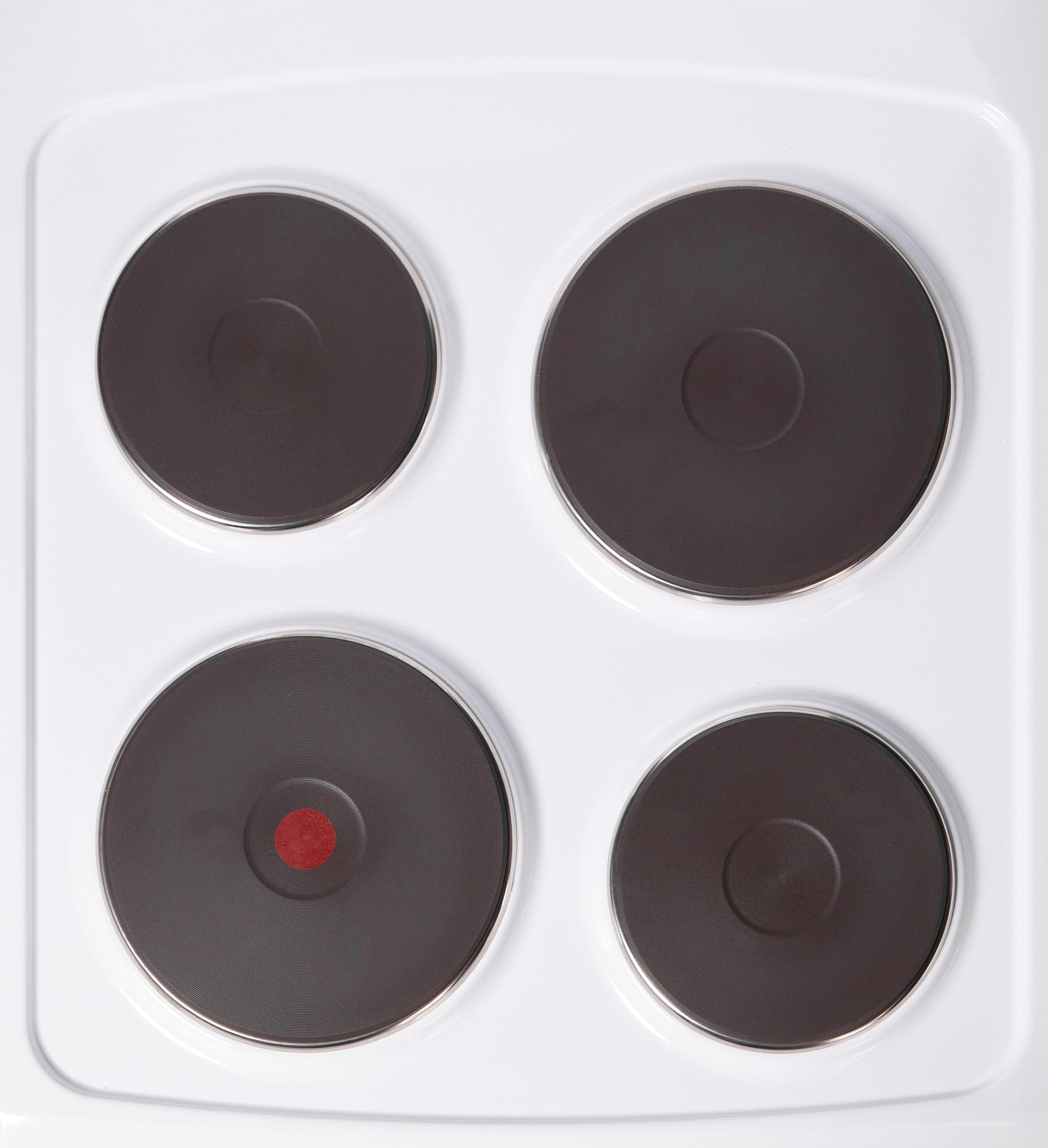 Amica Platten-Standherd SHE 11511-1 W, SteamClean