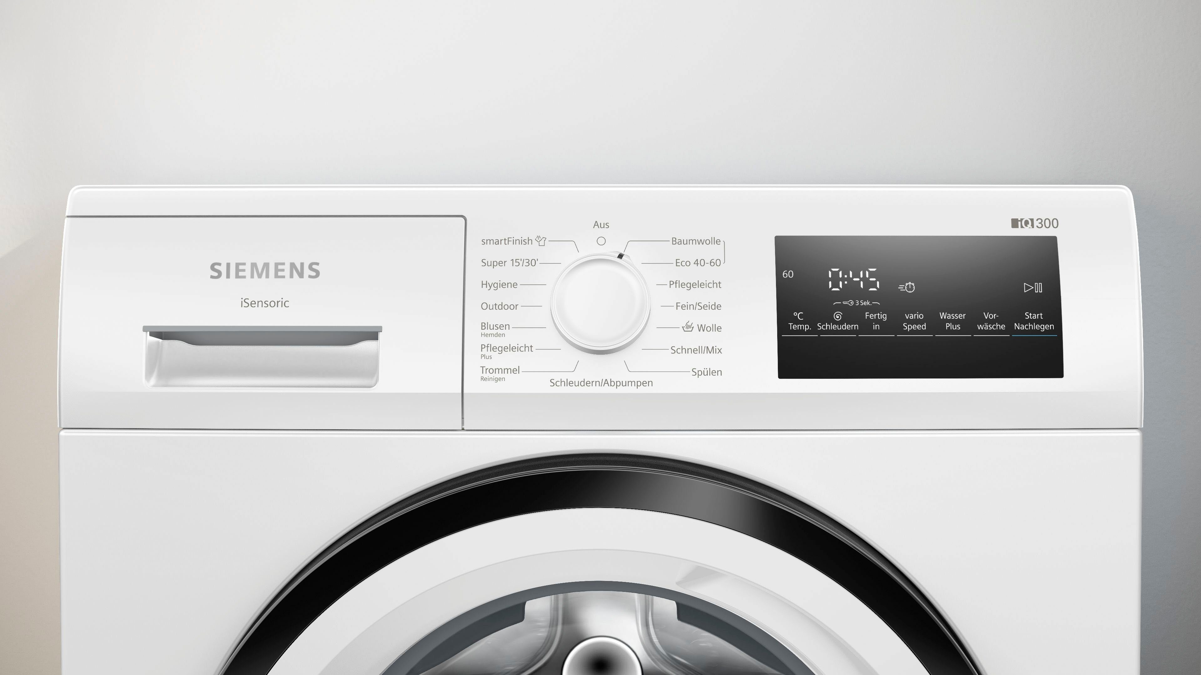 SIEMENS Waschmaschine iQ300 WM14N225, 8 kg, 1400 U/min
