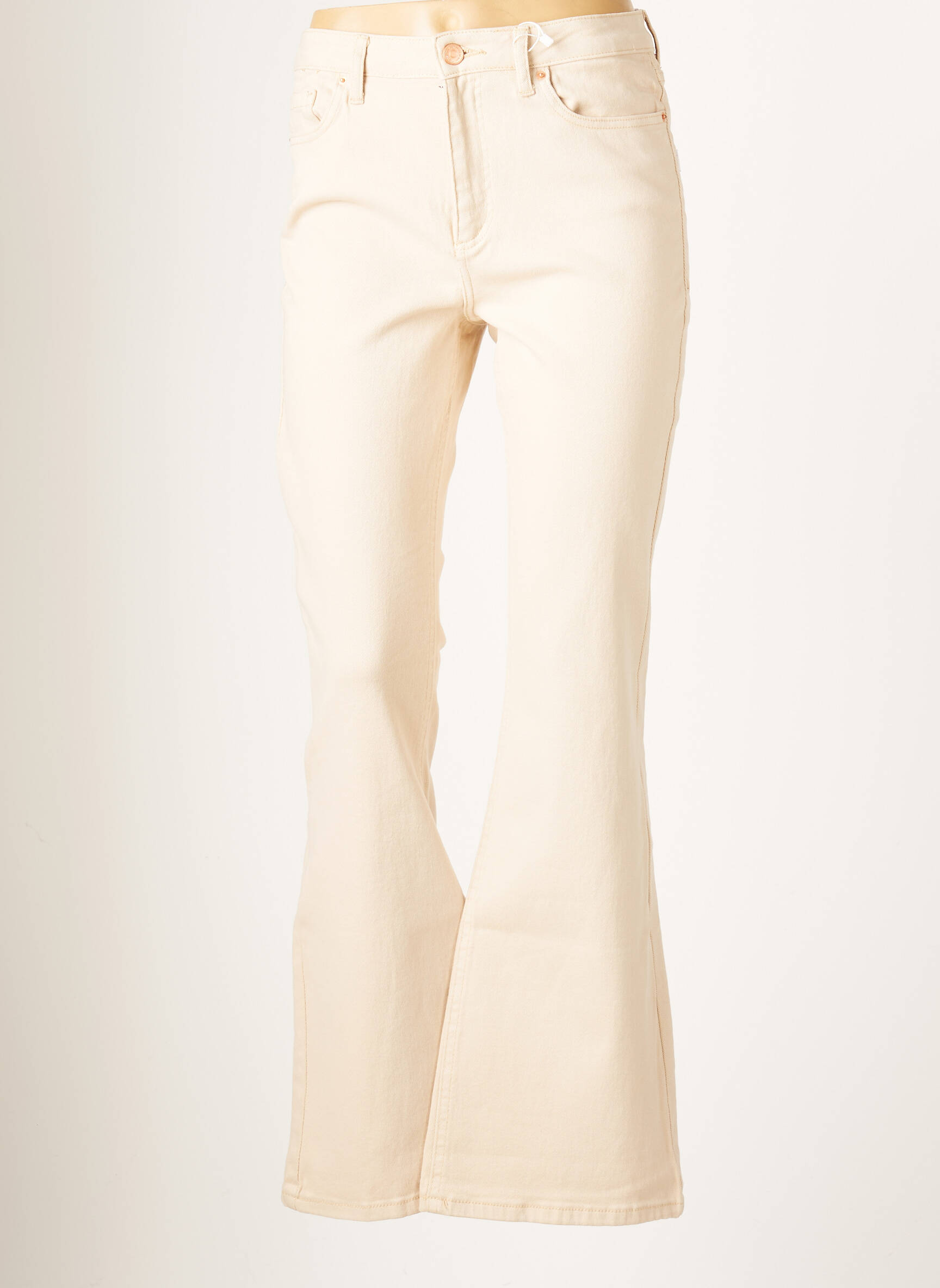 Tiffosi Jean Flare Femme couleur beige