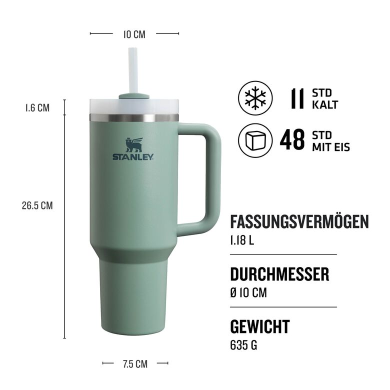 Stanley The Quencher H2.0 FlowState Tumbler shale