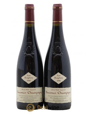 Saumur-Champigny Les Rogelins Clotilde Legrand (anciennement René-Noël Legrand)  2008 - Lot de 2 Bouteilles