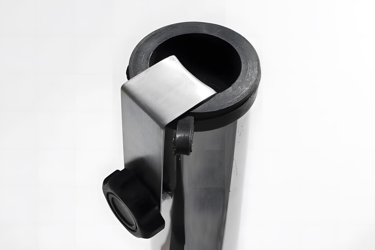 PROKIRA Schirmhalter inklusive Bodenhülse / für Schirmstöcke Ø 32-48 mm / Edelstahl