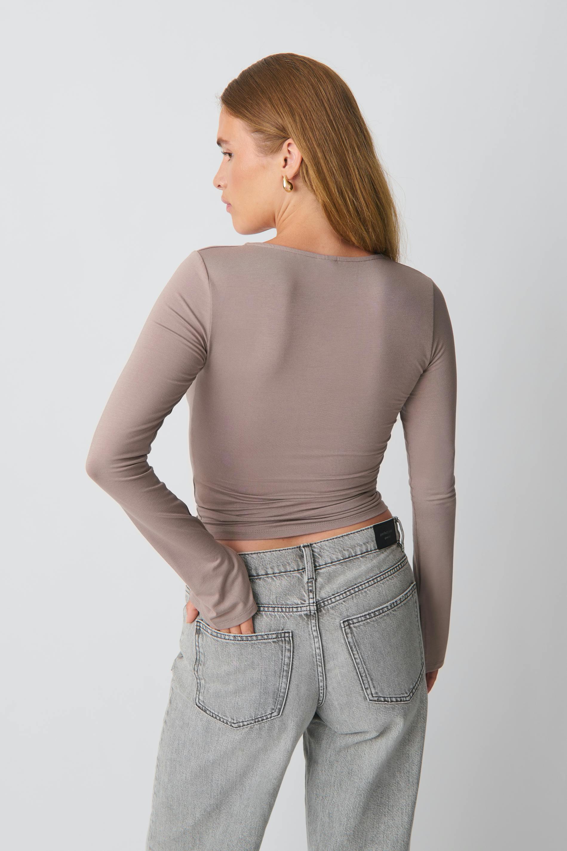 Soft touch jersey top
