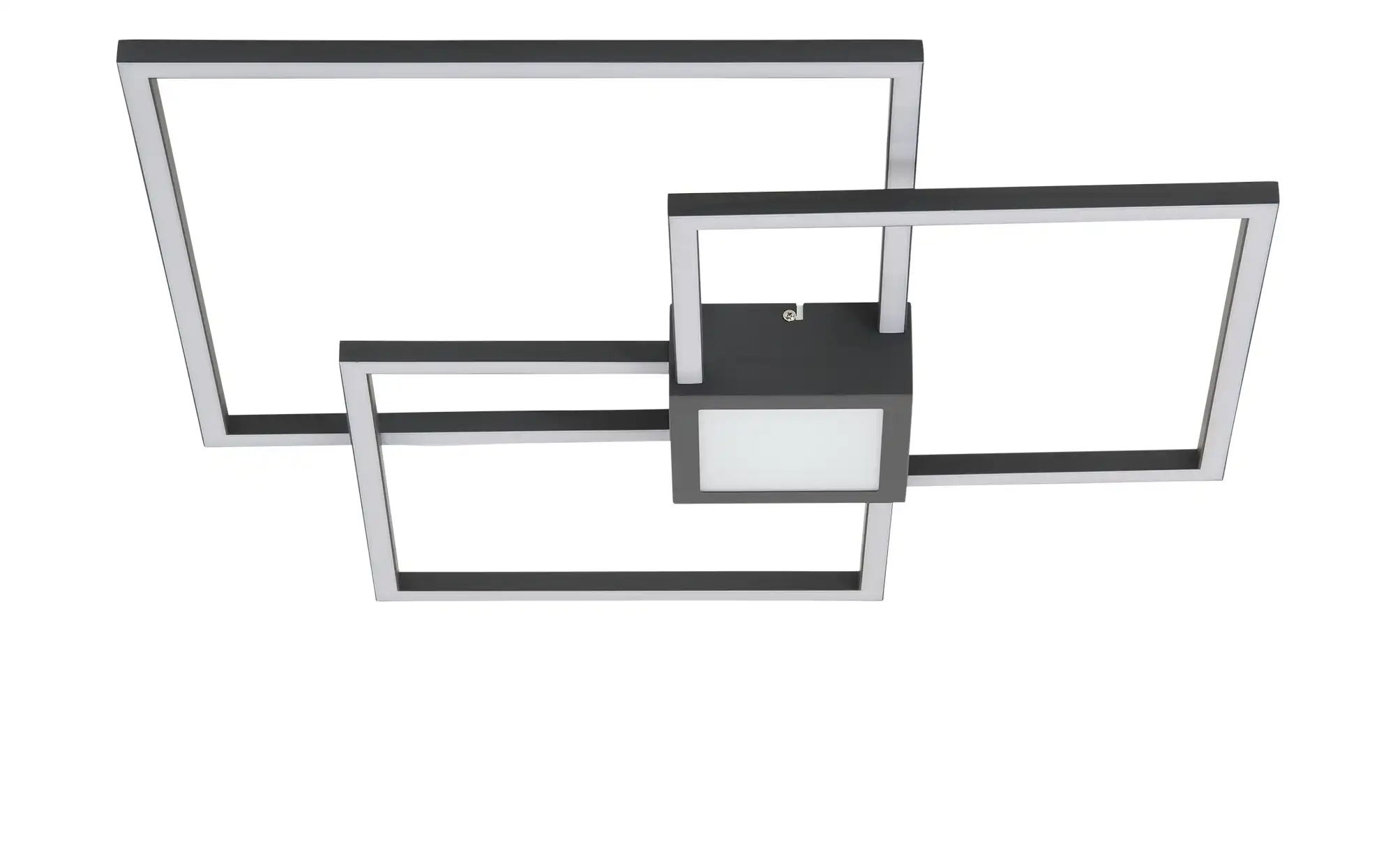 Trio LED-Deckenleuchte Nickel matt