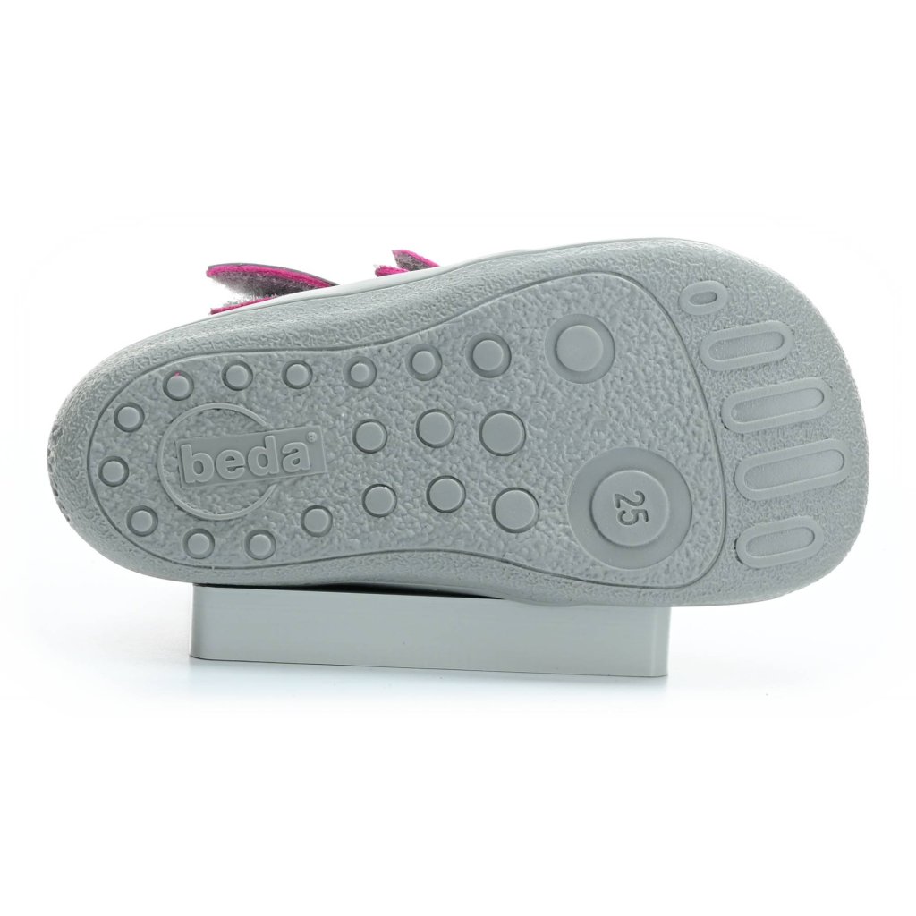 Beda Rita mit Membran (BF 0001/W/M/NUB/2) rosa Barfuß-Stiefeletten