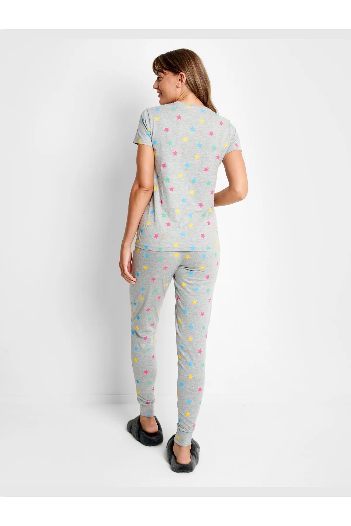 Threadbare  Pyjama set - Grau - Pünktchen
