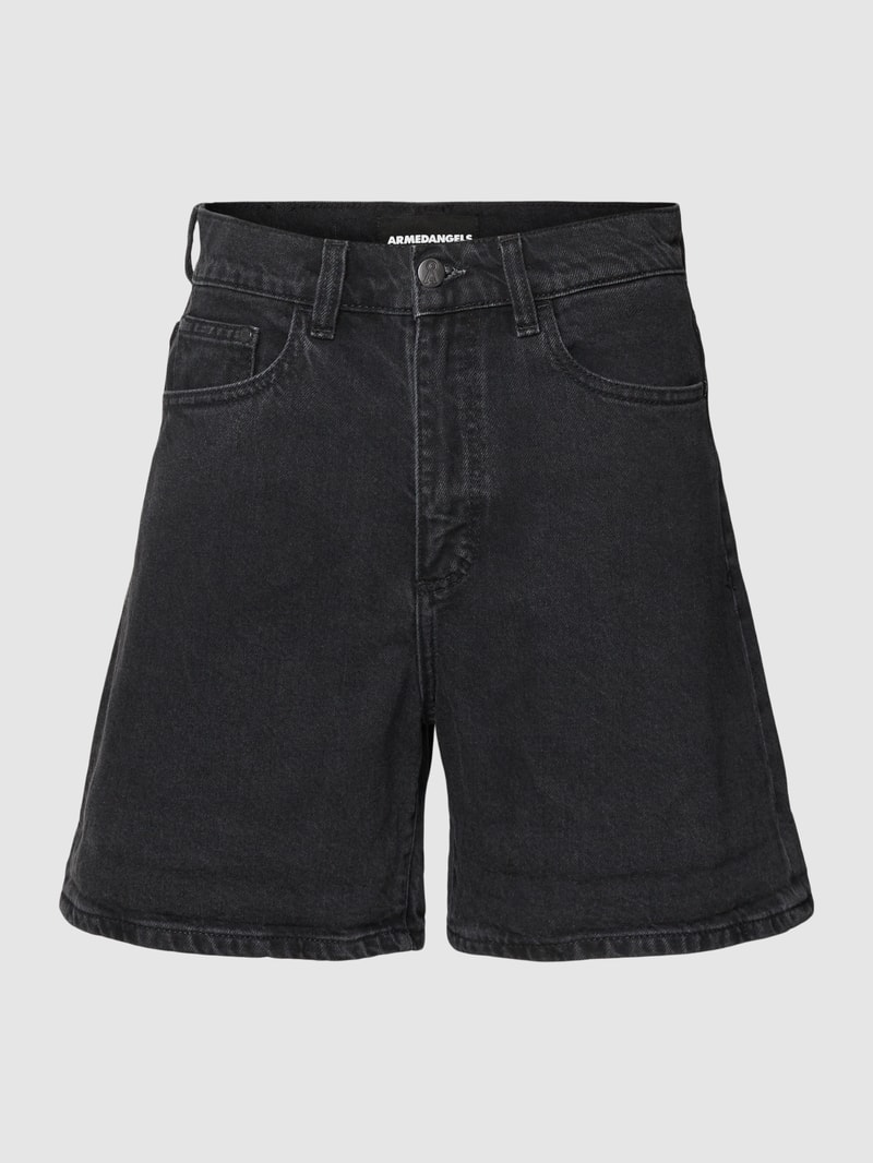 Bermudas mit 5-Pocket-Design Modell 'SVIAA' in schwarz