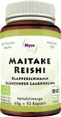 MAITAKE REISHI Pilzpulver-Kapseln Bio  93 St  Kapseln