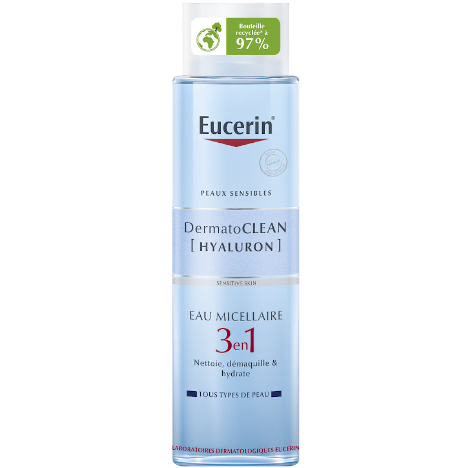 Eucerin Dermatoclean Eau Micellaire 3 en 1 - Tous Types de Peaux