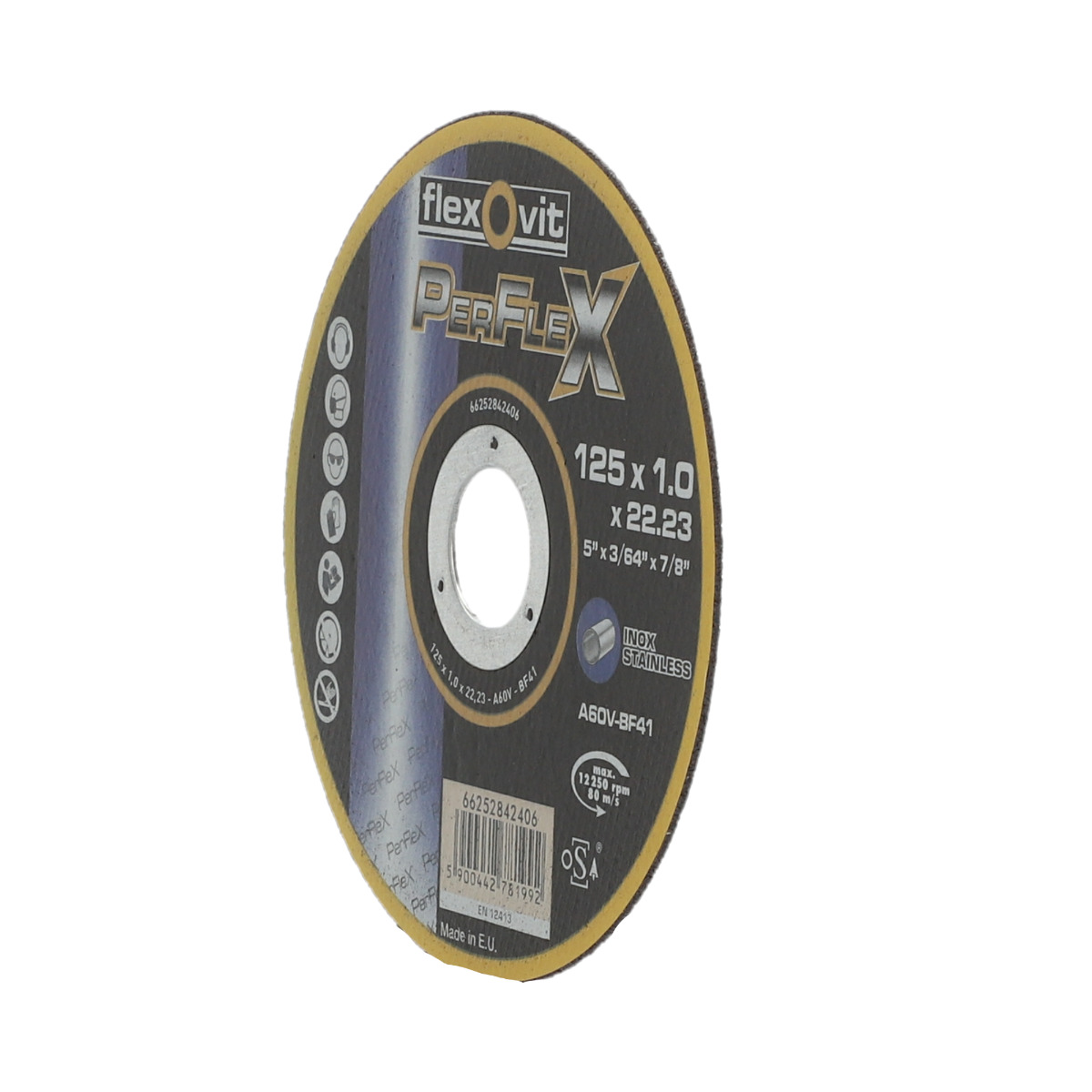 Flexovit 66252850061 Perflex Doorslijpschijven 125 x 1 mm 50+5 stuks