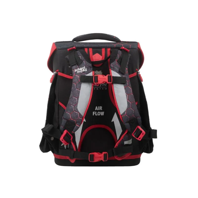School Mood Champion Maxx 7-teiliges Schulranzen-Set - Mika (Drache)