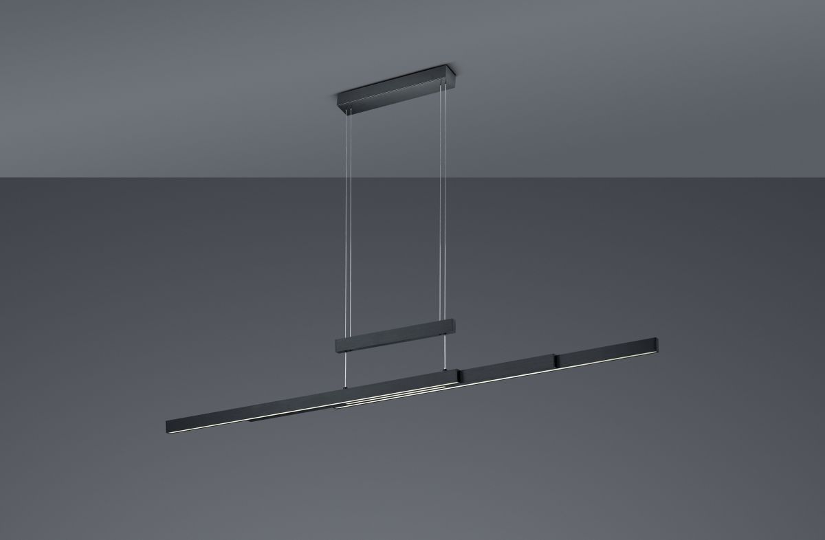 TRIO LED Pendelleuchte Trajan Schwarz