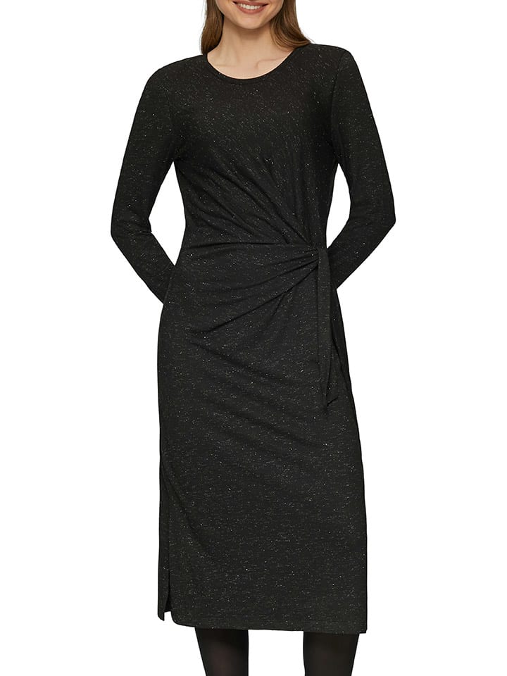 comma Kleid in Schwarz günstig kaufen