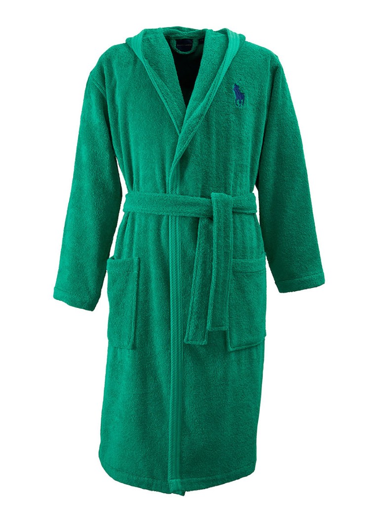 Ralph Lauren Player cotton bathrobe