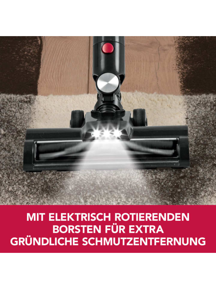 CLEANmaxx CLEANmaxx Akku-Zyklon-Staubsauger Digital-Display - anthrazit/silber/rot günstig kaufen onesize